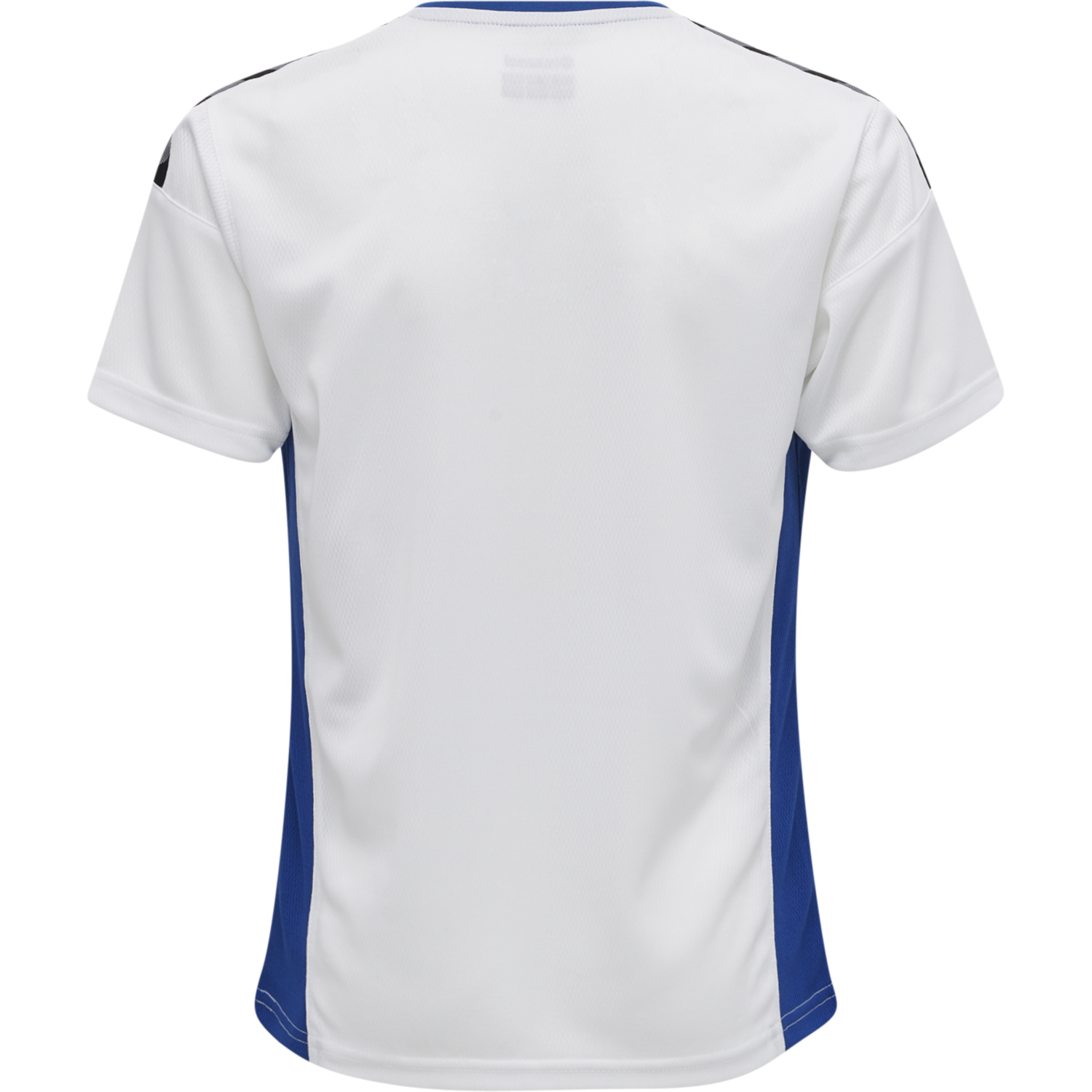 hmlAUTHENTIC KIDS POLY JERSEY S/S, WHITE/TRUE BLUE, packshot