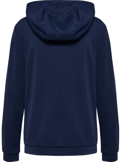 hmlAUTHENTIC PL ZIP HOODIE WOMAN, MARINE, packshot