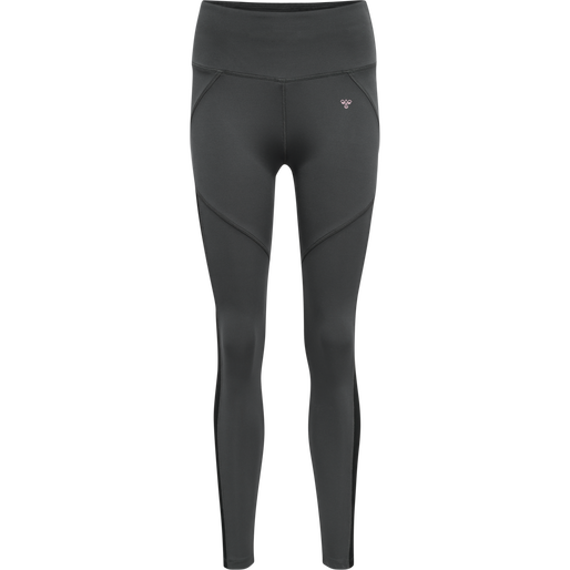 hmlNORMA HIGH WAIST TIGHTS, ASPHALT, packshot