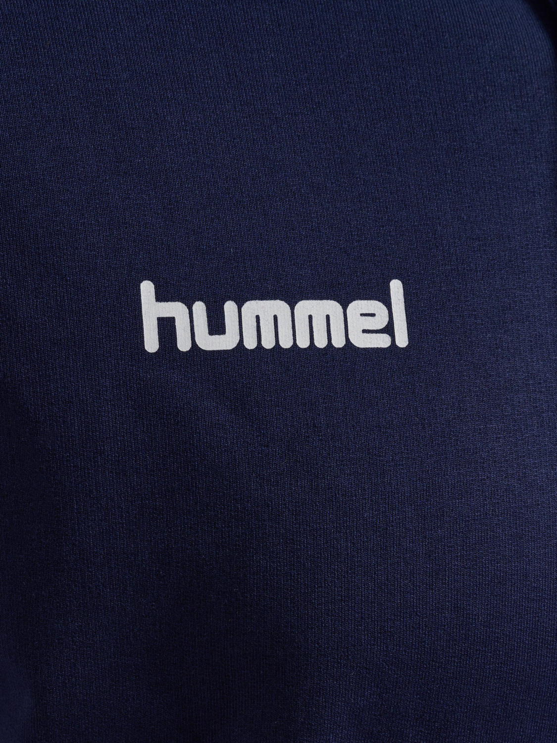 HUMMEL GO COTTON HOODIE, MARINE, packshot