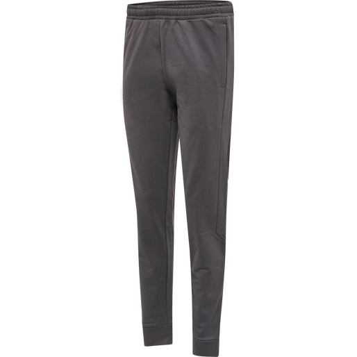 hmlOFFGRID COTTON PANTS WO, FORGED IRON/NASTURIUM, packshot
