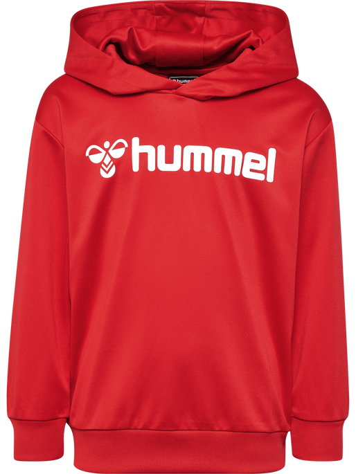 hmlLOGO HOODIE KIDS, TRUE RED, packshot