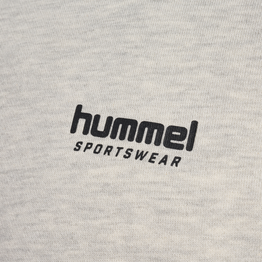 hmlLGC GABE SWEATSHIRT, TOFU MELANGE, packshot