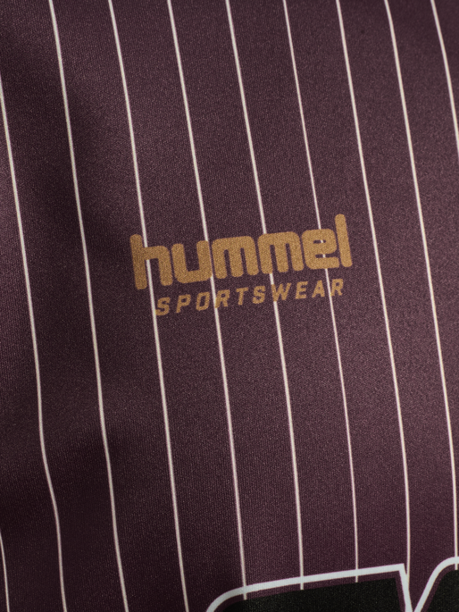 hmlLOOSE JERSEY LS STRIPE TOPSCORER, VINEYARD WINE hmlLOOSE JERSEY LS STRIPE TOPSCORER, VINEYARD WINE, packshot