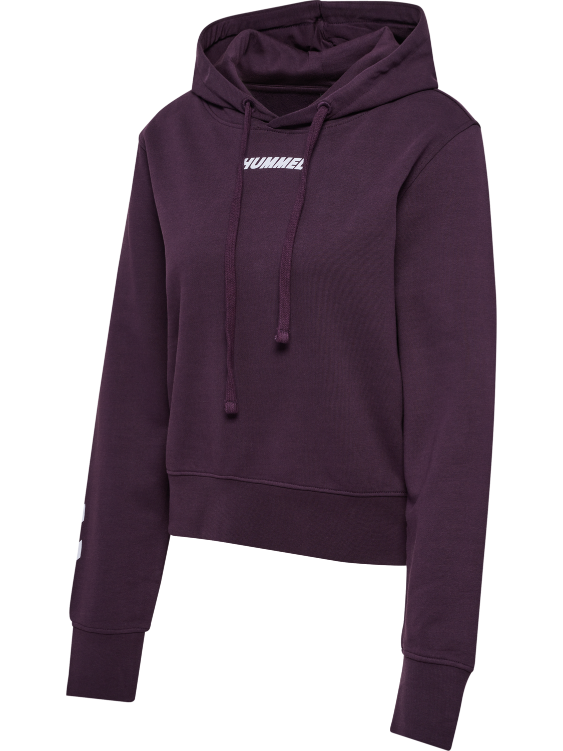 hmlELEMENTAL SHORT HOODIE WOMAN, PLUM PERFECT, packshot