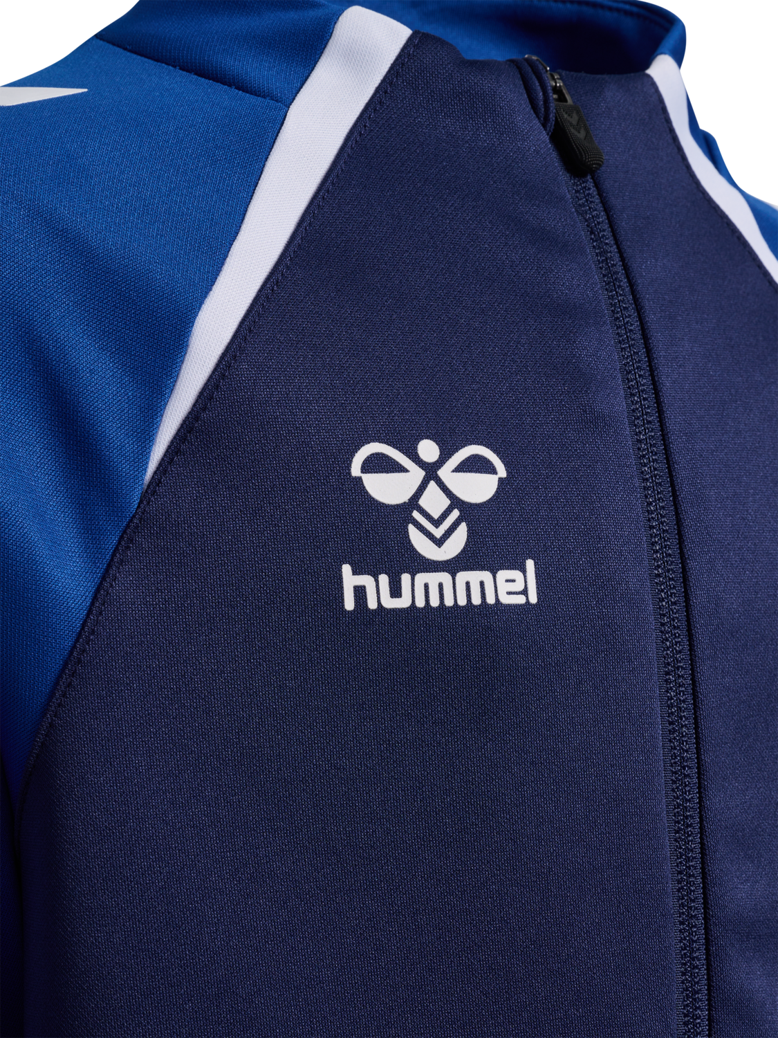 hmlLEAD 2.0 TRACK ZIP JACKET KIDS, MARINE/TRUE BLUE, packshot