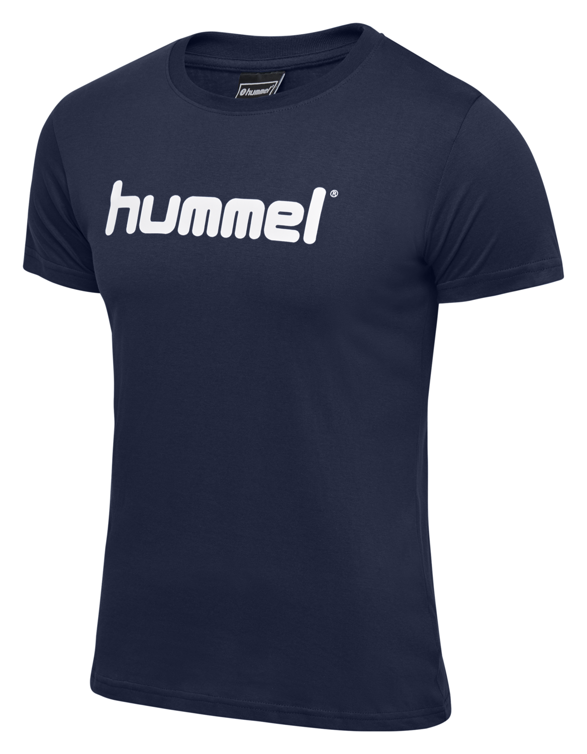 HUMMEL GO KIDS COTTON LOGO T-SHIRT S/S, INDIA INK, packshot