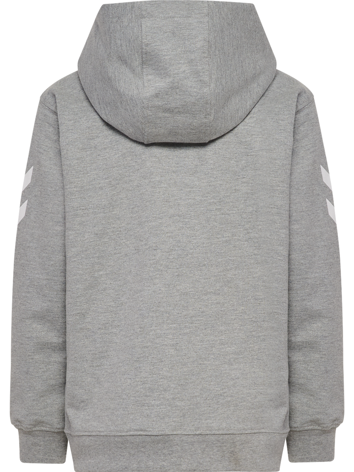 hmlGO 2.0 CHEVRON ZIP HOODIE KIDS, GREY MELANGE, packshot