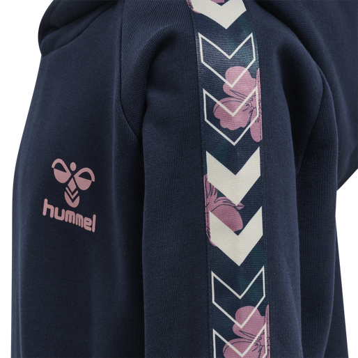 hmlZOE HOODIE SUIT, BLACK IRIS, packshot