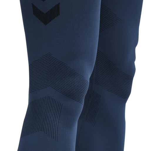 HUMMEL FIRST SEAMLESS TR TIGHTS, DARK DENIM HUMMEL FIRST SEAMLESS TR TIGHTS, DARK DENIM, packshot