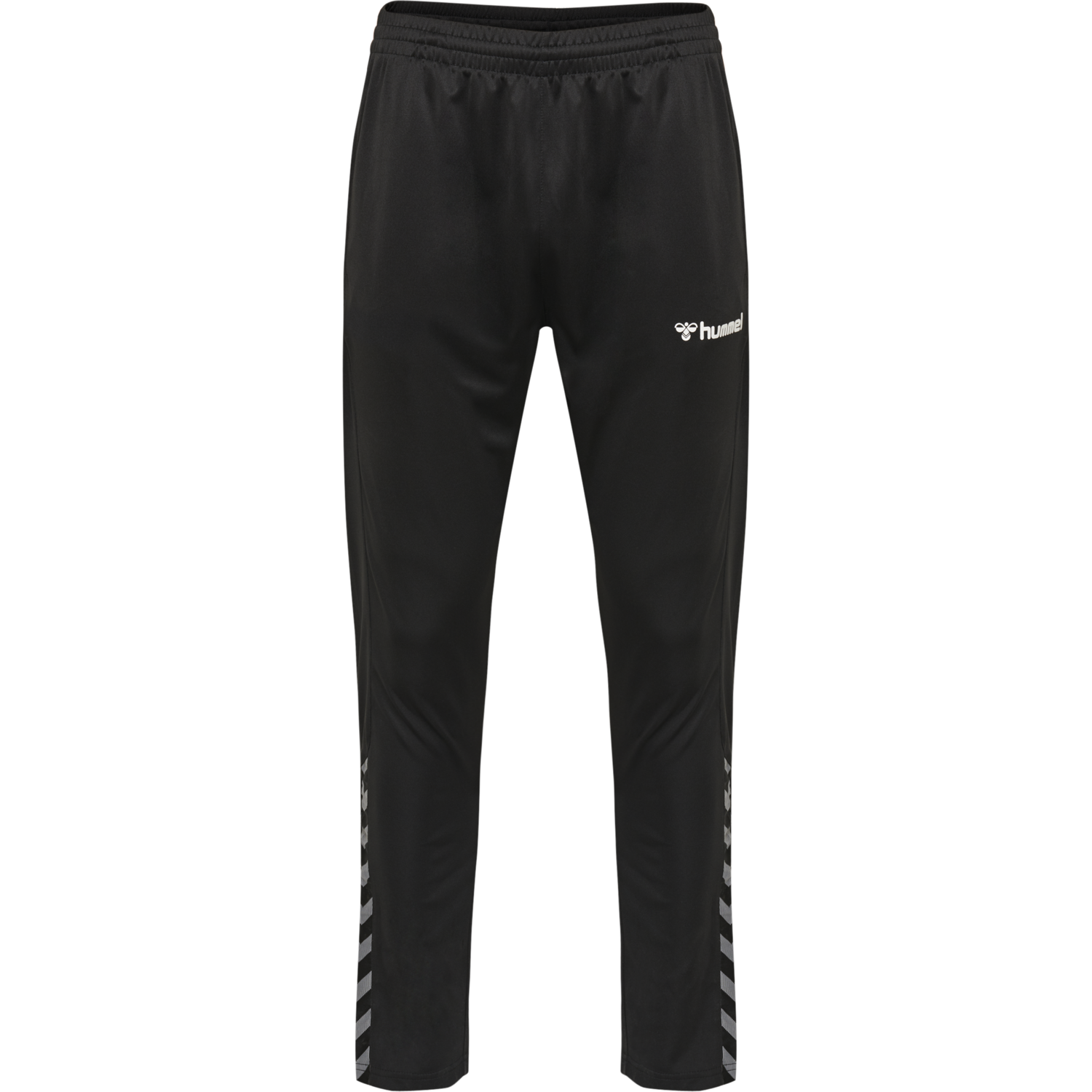 hmlAUTHENTIC POLY PANT, BLACK/WHITE, packshot