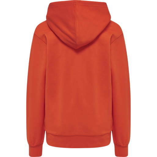 hmlCUATRO HOODIE, CHERRY TOMATO, packshot