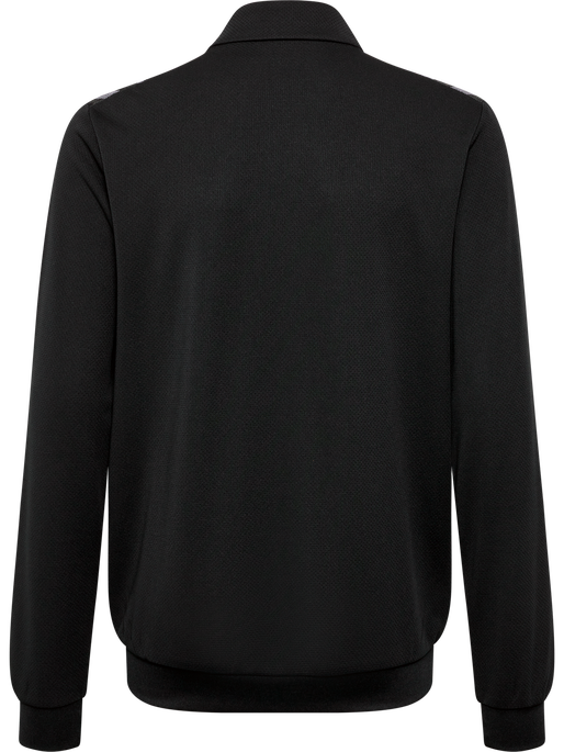 hmlAUTHENTIC PL ZIP JACKET KIDS, BLACK, packshot