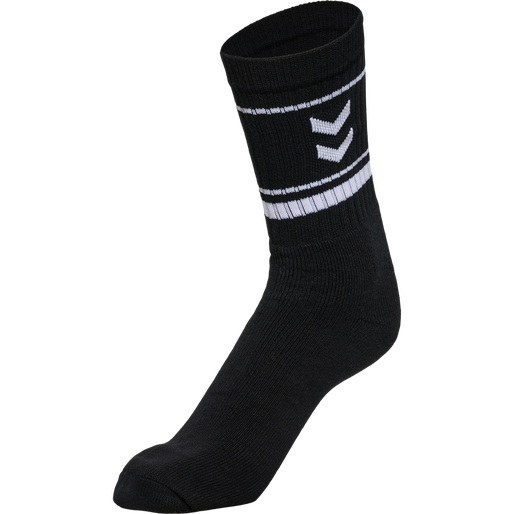 hmlSTRIPE CREW 3-PACK SOCKS, BLACK hmlSTRIPE CREW 3-PACK SOCKS, BLACK, packshot