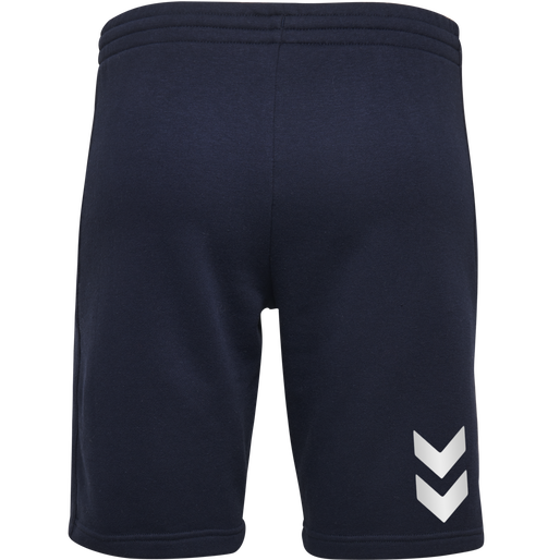 HMLGO COTTON BERMUDA SHORTS WOMAN, MARINE HMLGO COTTON BERMUDA SHORTS WOMAN, MARINE, packshot