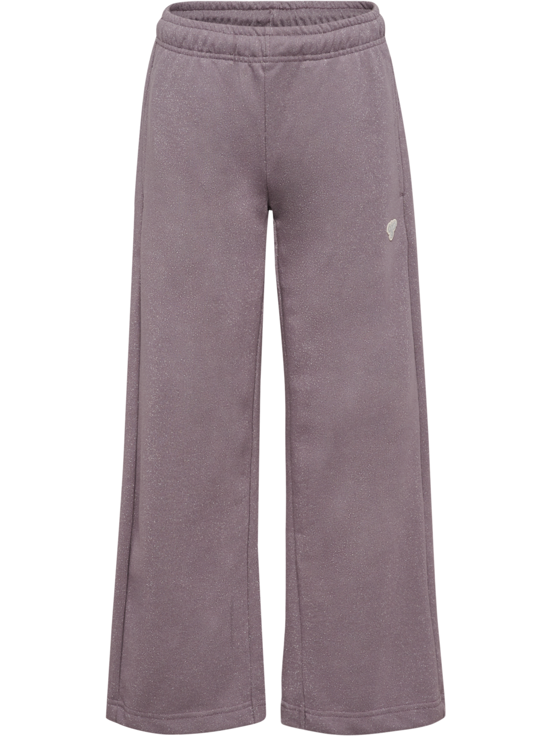 hmlJR LOOSE WL GLITTER PANTS BEE, GRAY RIDGE, packshot
