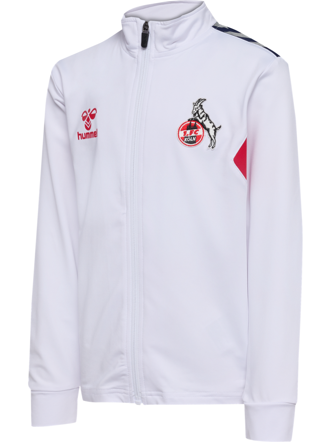 1FCK 23/24 LINE UP JACKET KIDS, WHITE/TRUE RED, packshot