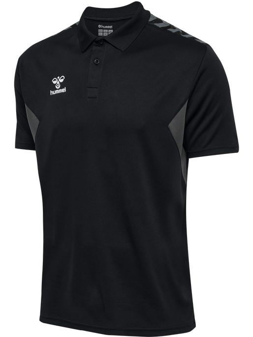 hmlAUTHENTIC FUNCTIONAL POLO, BLACK hmlAUTHENTIC FUNCTIONAL POLO, BLACK, packshot