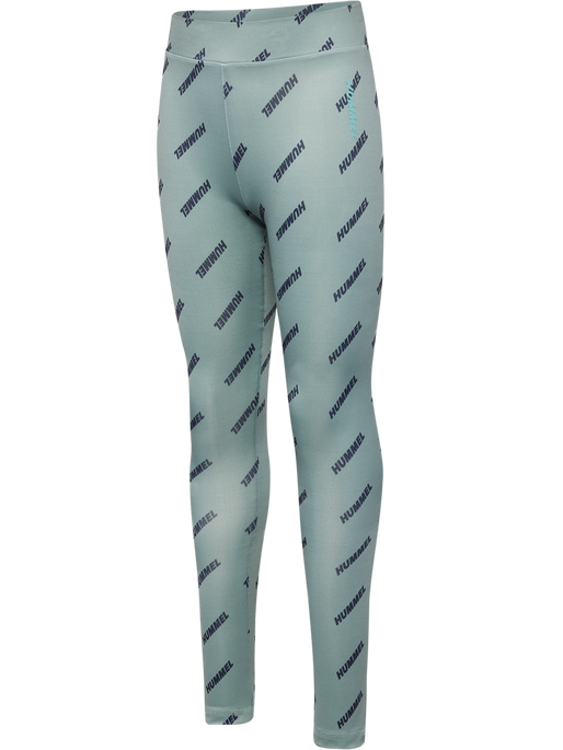 hmlSILJE TIGHTS, ICEBERG GREEN, packshot