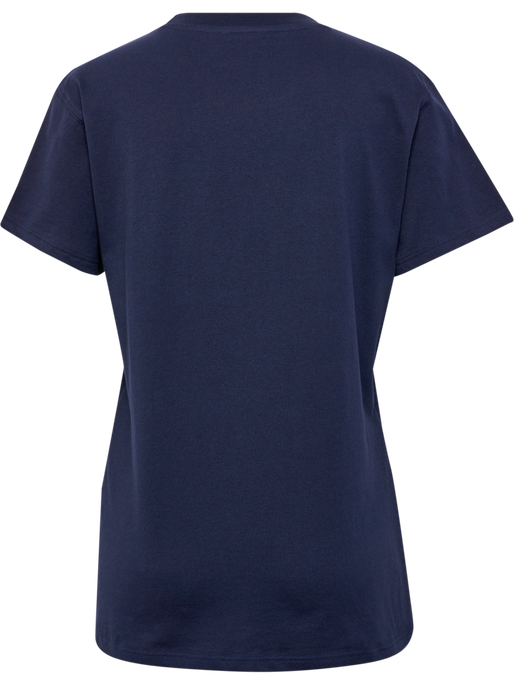 hmlGO 2.0 LOGO T-SHIRT S/S WOMAN, MARINE, packshot