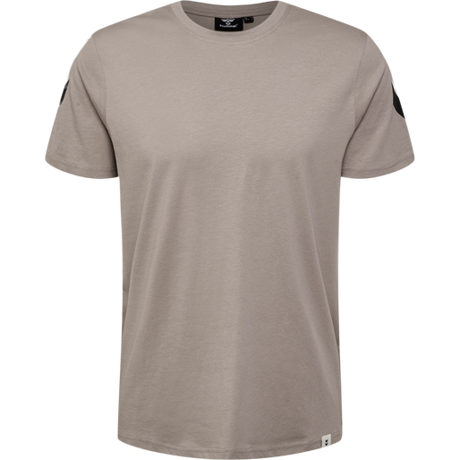 hmlLEGACY CHEVRON T-SHIRT, MOON ROCK hmlLEGACY CHEVRON T-SHIRT, MOON ROCK, packshot