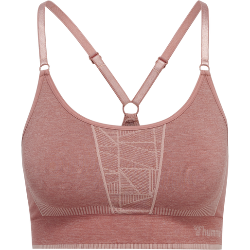 hmlMT ENERGY SEAMLESS SPORTS TOP, WITHERED ROSE, packshot