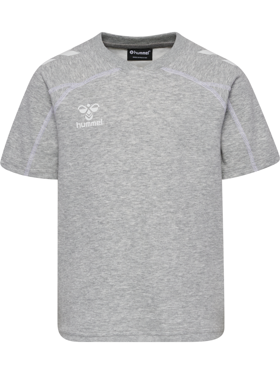 hmlMOVE 2.0 T-SHIRT S/S KIDS, GREY MELANGE, packshot