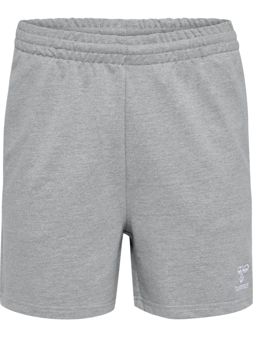 hmlGO 2.0 SWEATSHORTS WOMAN, GREY MELANGE, packshot