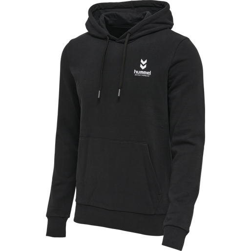 hmlOSCAR HOODIE, BLACK, packshot
