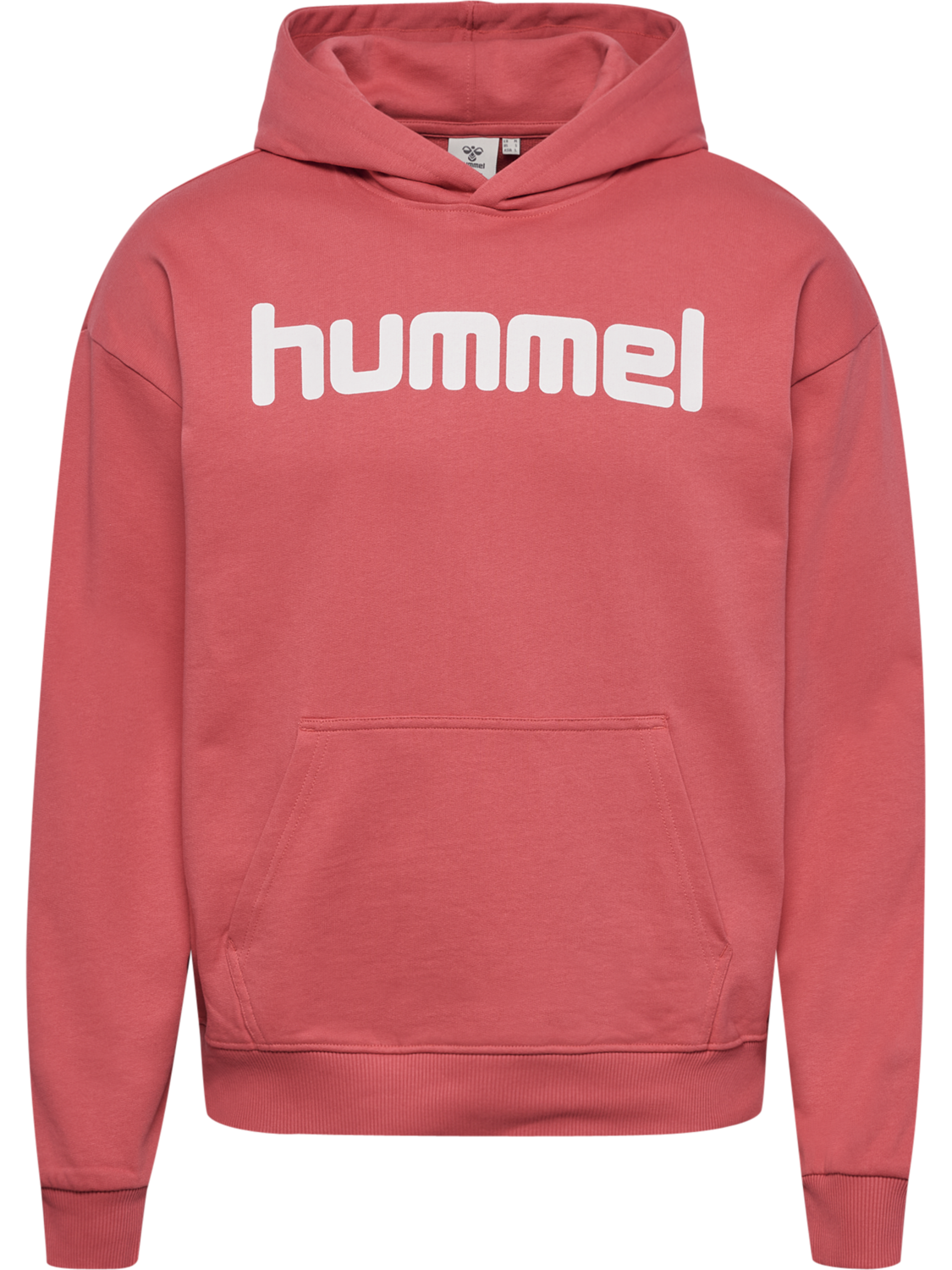 hmlSIGNATURE HOODIE, MINERAL RED, packshot