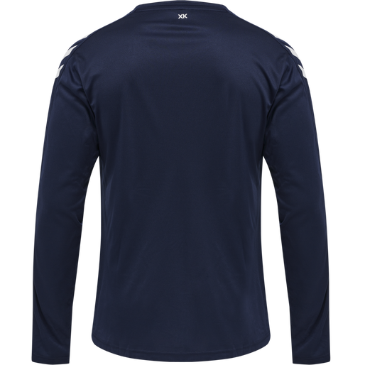 hmlCORE XK POLY JERSEY L/S, MARINE, packshot