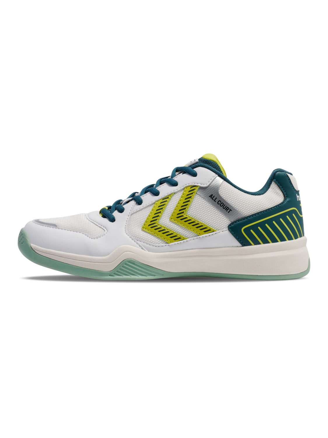 ALL COURT, WHITE/GREEN/YELLOW, packshot