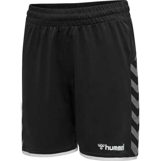 hmlAUTHENTIC KIDS POLY SHORTS, BLACK, packshot