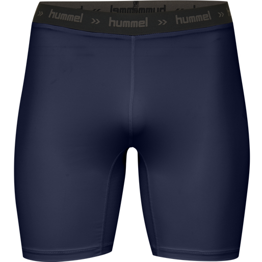 HUMMEL FIRST PERFORMANCE TIGHT SHORTS, MARINE, packshot