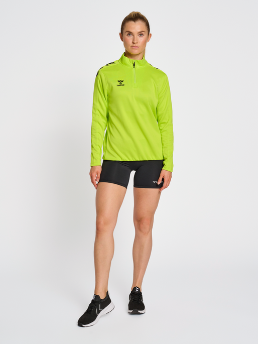 hmlCORE XK HALF ZIP SWEAT WOMAN, 5045, model