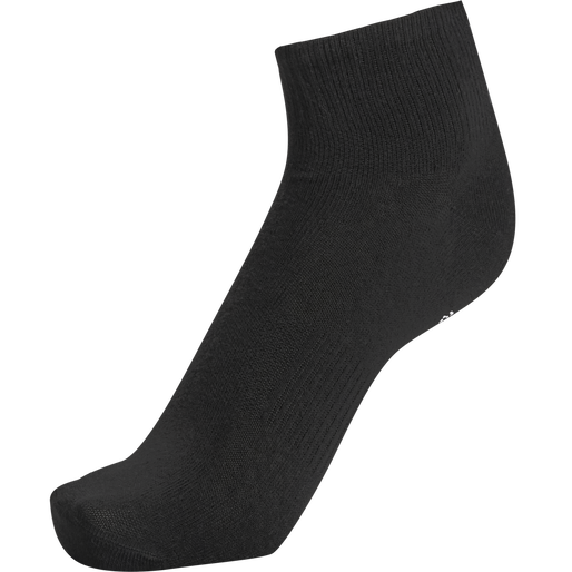 hmlCHEVRON 6-PACK  MID CUT SOCKS, BLACK/BLACK hmlCHEVRON 6-PACK  MID CUT SOCKS, BLACK/BLACK, packshot