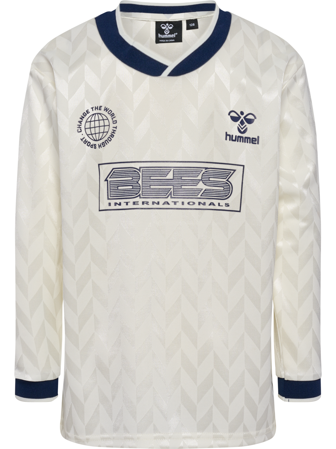 hmlPLEKS T-SHIRT L/S, MARSHMALLOW, packshot