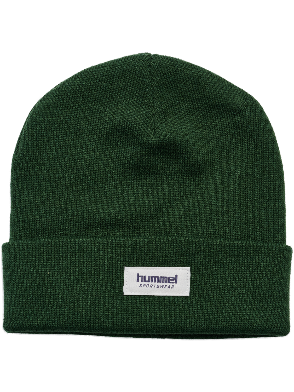 hmlJR KNIT BEANIE, DARK GREEN, packshot