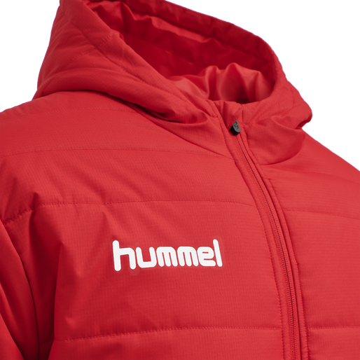 hmlPROMO SHORT BENCH JACKET, TRUE RED, packshot