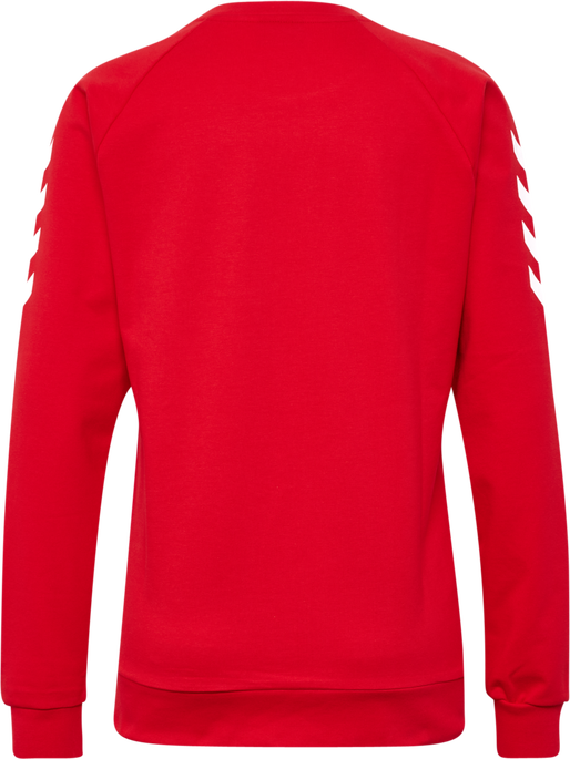 HMLGO COTTON SWEATSHIRT WOMAN, TRUE RED, packshot