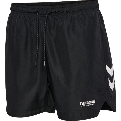 hmlLGC NED SWIM SHORTS, BLACK, packshot