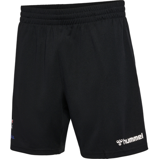 FFHB REFEREE POLY SHORTS, BLACK, packshot