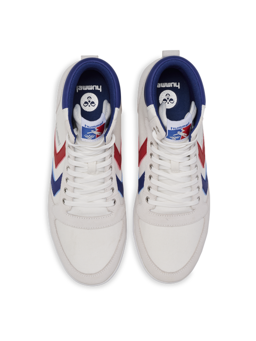 HUMMEL SLIMMER STADIL HIGH, WHITE/BLUE/RED/GUM HUMMEL SLIMMER STADIL HIGH, WHITE/BLUE/RED/GUM, packshot