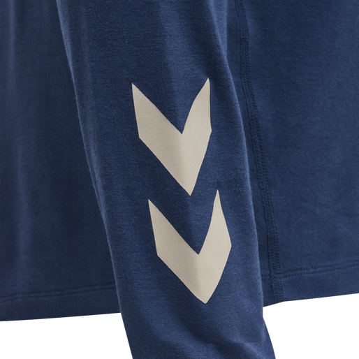 hmlMT LAZE T-SHIRT L/S, INSIGNIA BLUE hmlMT LAZE T-SHIRT L/S, INSIGNIA BLUE, packshot