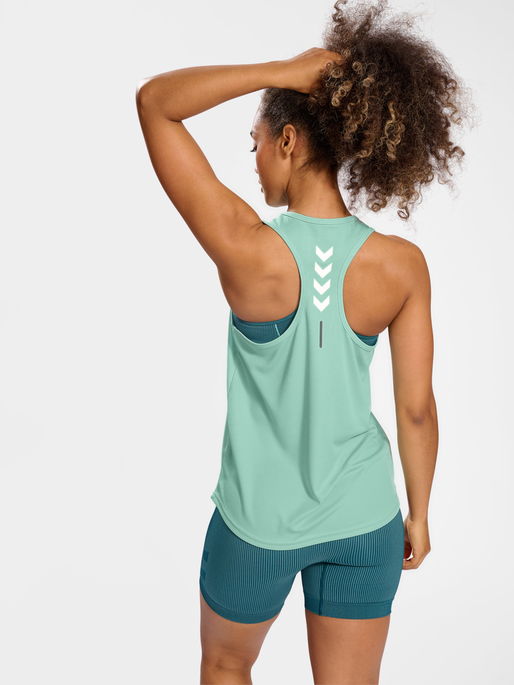 hmlTE TOLA TANKTOP, PASTEL TURQUOISE, model