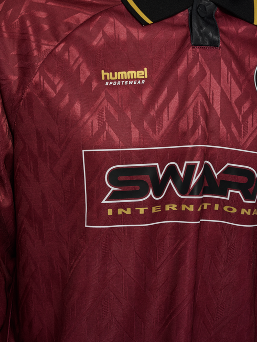 hmlLOOSE BAY SOCCER JERSEY L/S, SYRAH hmlLOOSE BAY SOCCER JERSEY L/S, SYRAH, packshot