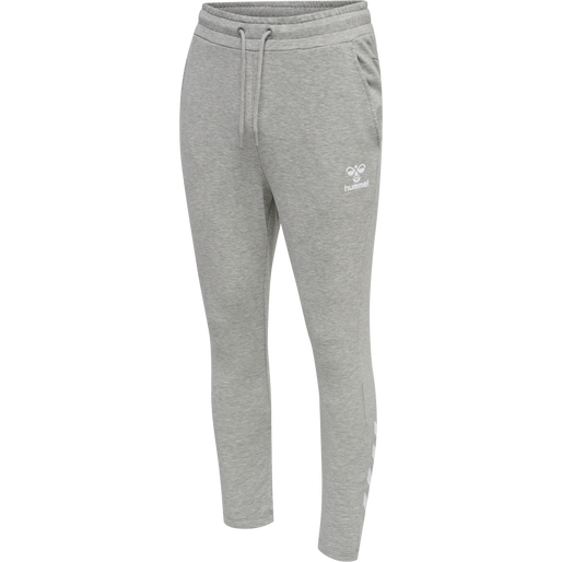 hmlISAM 2.0 TAPERED PANTS, GREY MELANGE, packshot