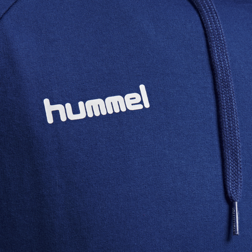 HUMMEL GO COTTON HOODIE, TRUE BLUE, packshot