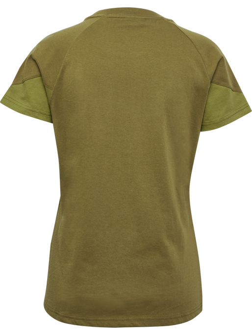hmlTRAVEL T-SHIRT S/S WOMAN, MILITARY OLIVE, packshot
