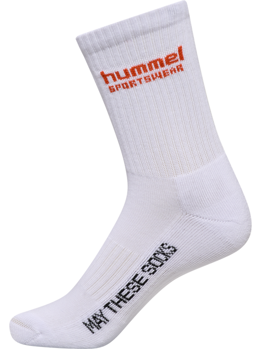 hml3-PACK SOCKS SPORTSWEAR, WHITE/PAPRIKA, packshot